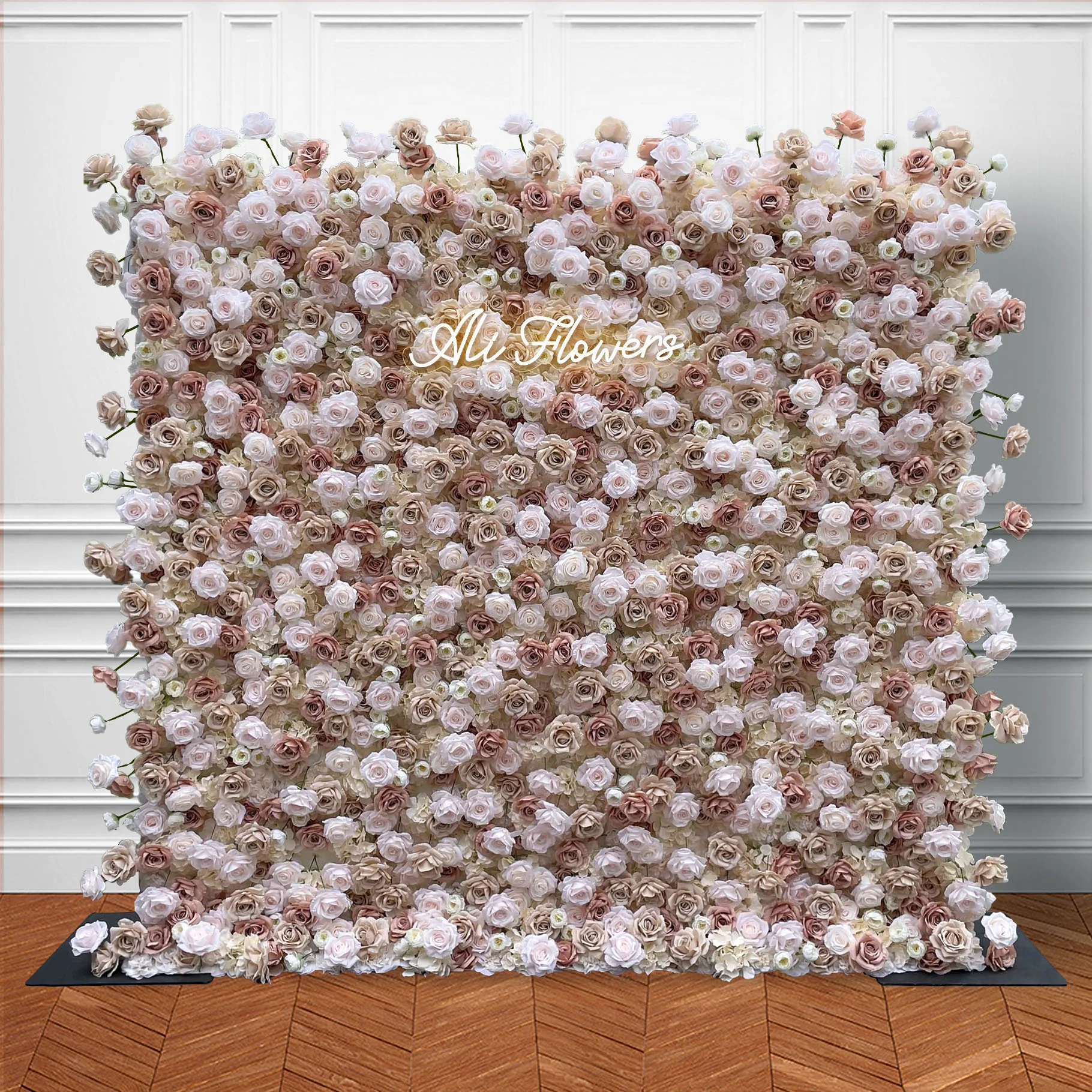 Pink Flower Wall